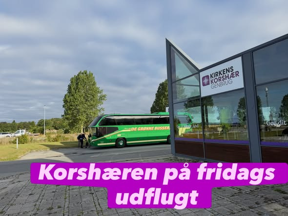 Kirkens Korshær Genbrug Egå har været på en-dags udflugt med de frivillige
