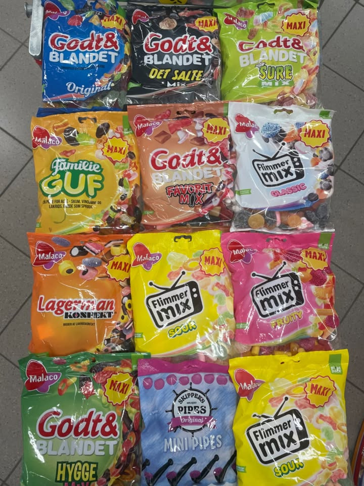 Spar Nørrebro Hjørring tilbyder Malaco store slikposer til nedsat pris