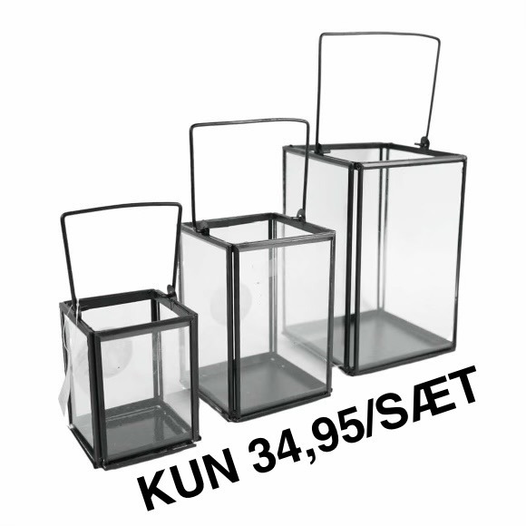 Midtjysk blomstermarked tilbyder kraftigt nedsatte lanternesæt - spar over 100 kr.