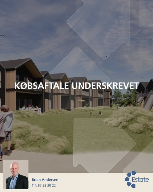 Estate Vestjylland oplyser, at købsaftalen er underskrevet for ejerlejlighed i Søndervig