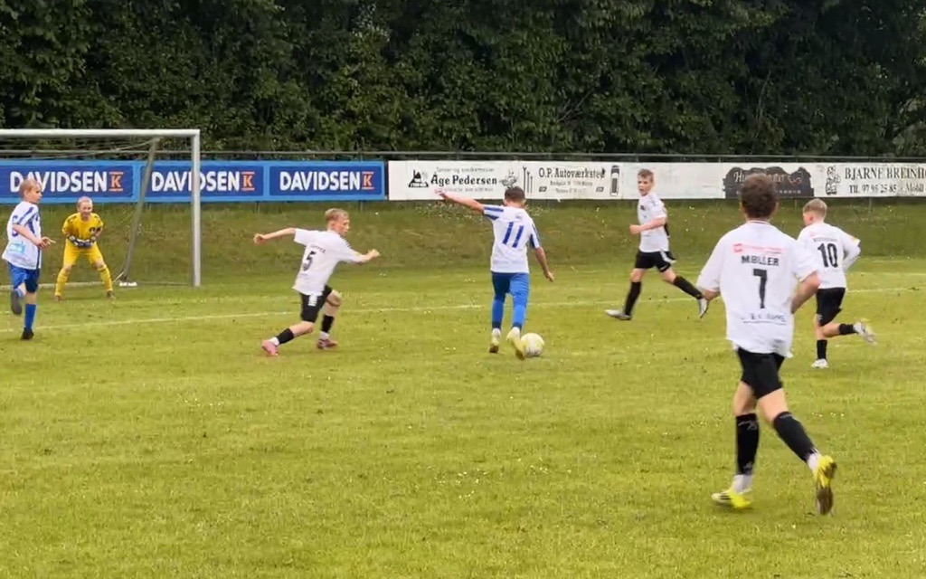 Herning Fremad U12 tager styring i anden halvleg mod HVA Sydthy