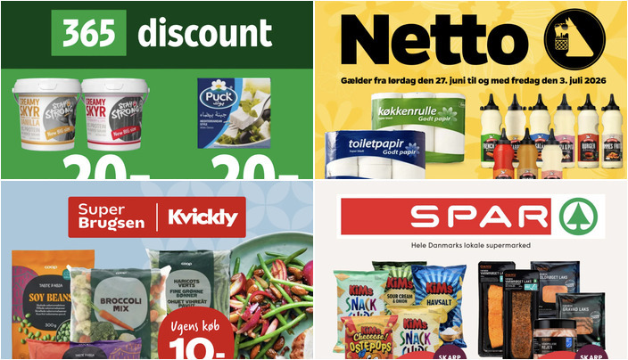 Friske tilbud: Stay Strong skyr til 20 kr. og Andoni italiensk pizza til 20 kr.