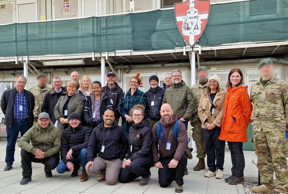 Veterankoordinatorer tog til Kosovo for at få indblik i livet som udsendt soldat