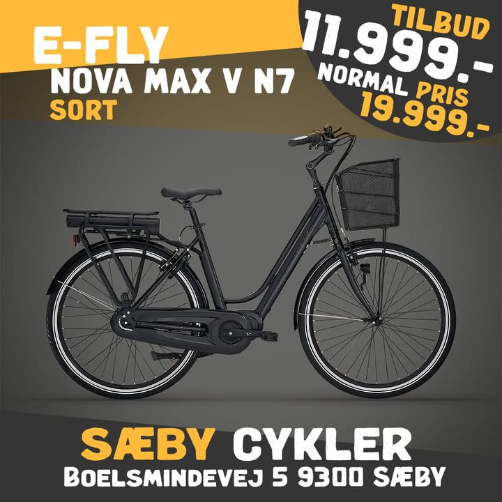 Sæby cykler præsenterer nye kampagnecykler fra E-fly med betydelige besparelser 