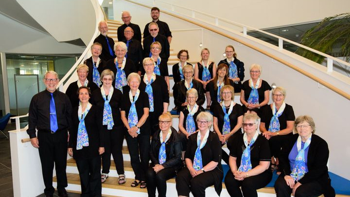 Fællessang og korkoncert på rådhuset i anledning af 80-året for Danmarks befrielse