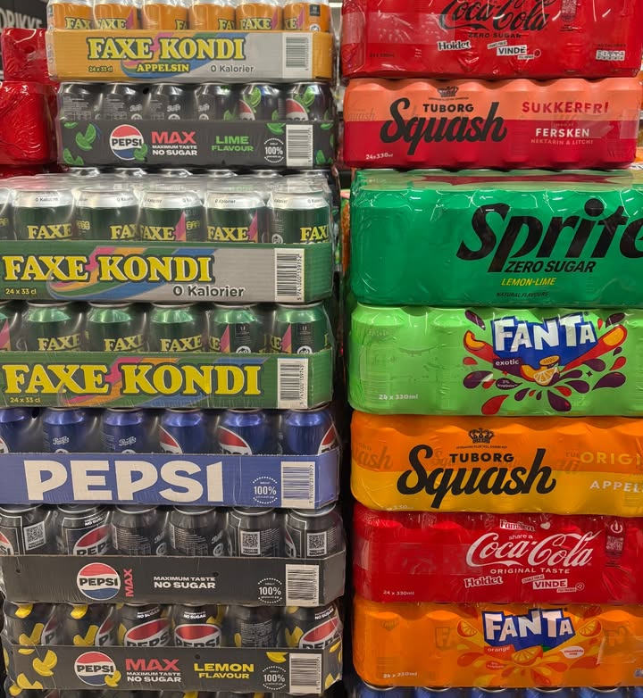 Meny Hobro tilbyder sodavand 24-pak til superpris kun fredag 8/8