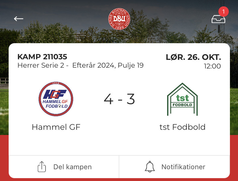 Fredriks hattrick sikrer Hammel GF vigtig hjemmesejr i intenst opgør
