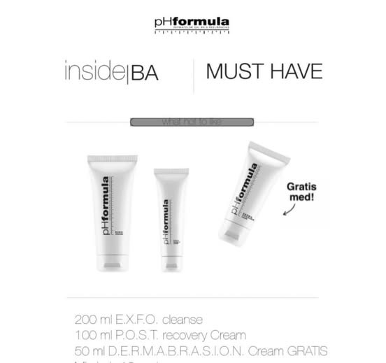 Bianca Pure Skin tilbyder gratis peeling ved køb af udvalgte produkter