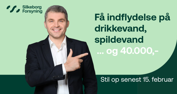 Silkeborg Forsyning søger kunder til bestyrelsen: Få indflydelse og 40.000 kr.