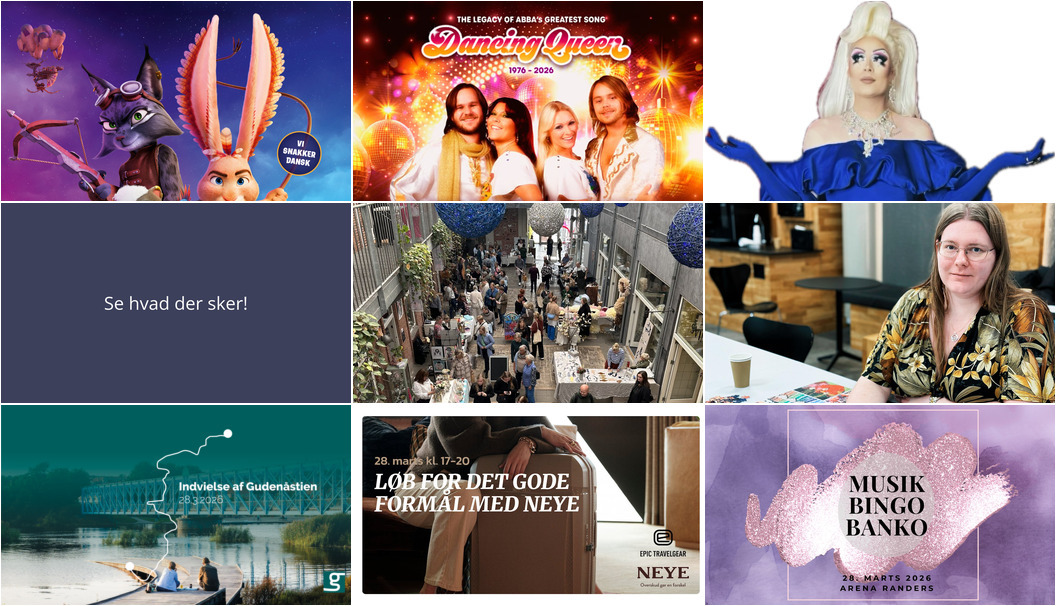 Events i Randers: Fra mystiske eventyr til glitrende musikoplevelser