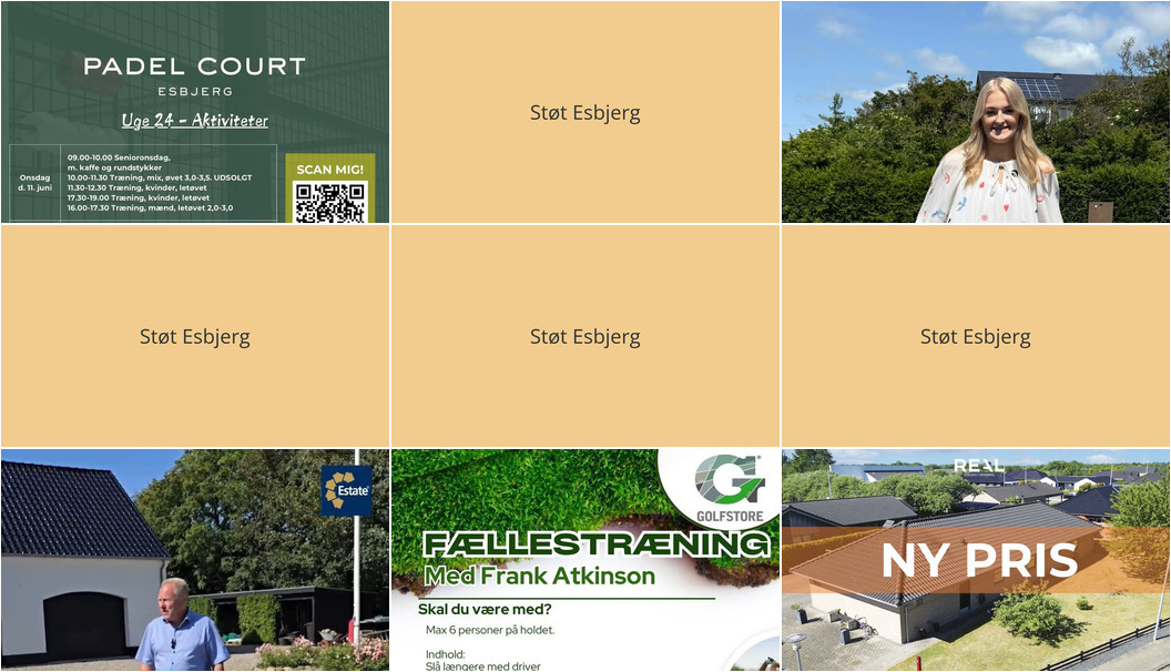 Nyt fra ESTATE Robin Thybo Esbjerg & Varde, RealMæglerne Esbjerg og Bramming, ROSENGREEN og 2 andre