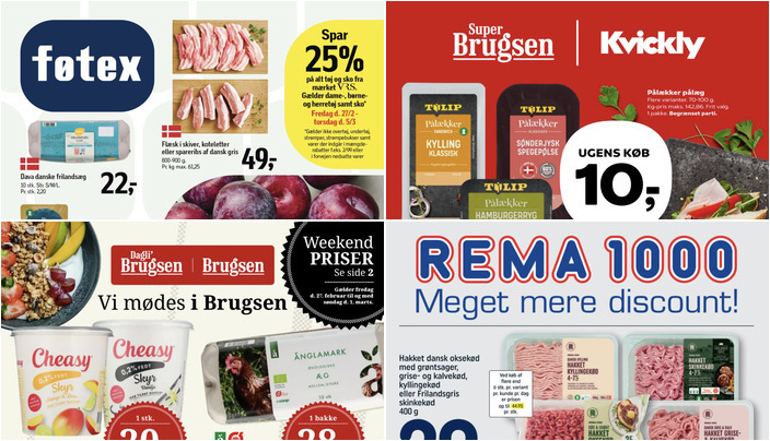 Super tilbud på Lambi toiletpapir til 15 kr. og Torres vin til 37 kr.