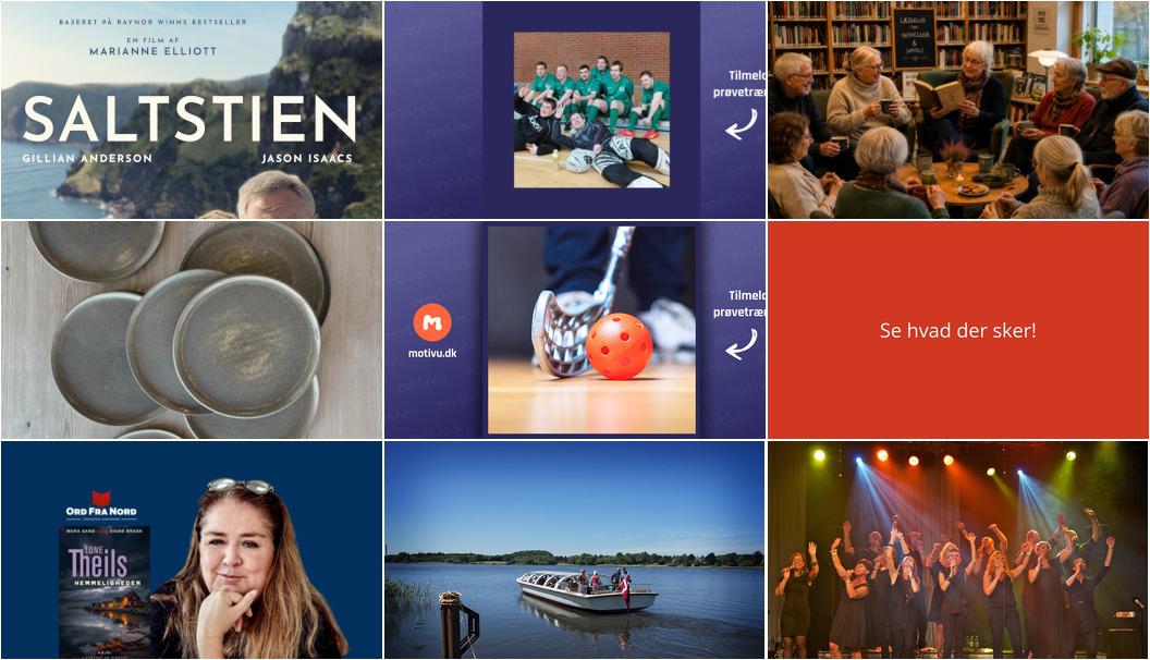 Oplev kultur, sport og hygge i Haderslev - Se hvad der sker den kommende uge