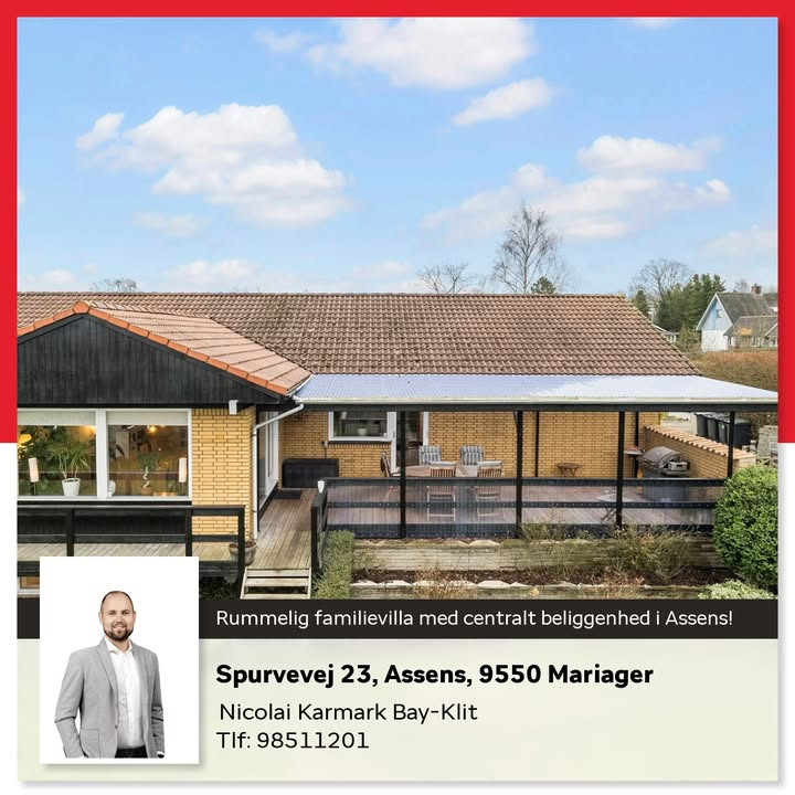Home Hobro præsenterer rummelig bolig til salg i Mariager