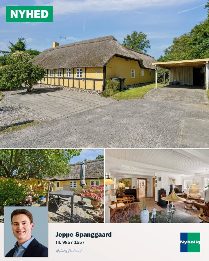 Charmerende bindingsværksvilla til salg: Oplev sjæl og historie hos Nybolig Hadsund