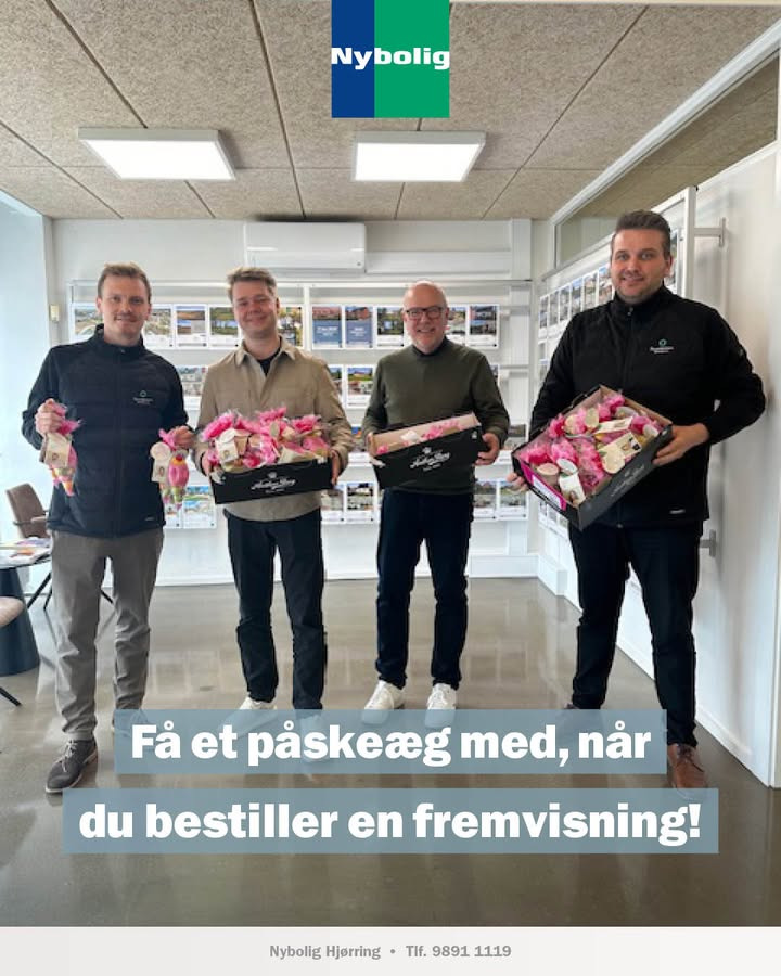 Nybolig Hjørring v/Morten Hove byder på påskeoverraskelse til boligkøbere