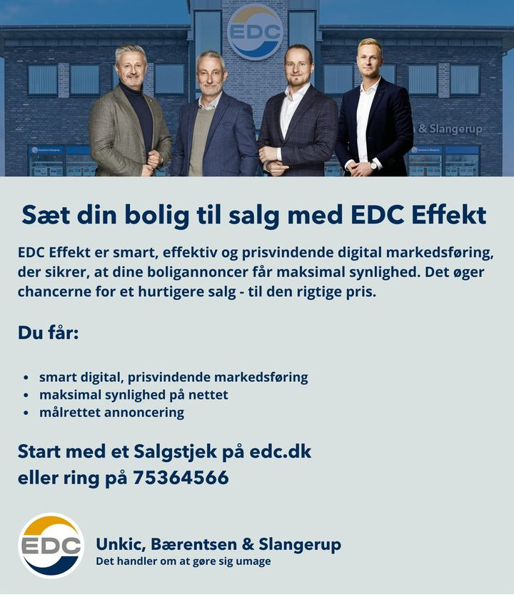 Sælg din bolig hurtigt og til den bedste pris med EDC Vejen