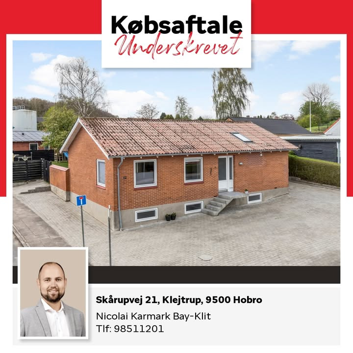 Home Hobro fejrer endnu en underskrevet handel på Skårupvej 21