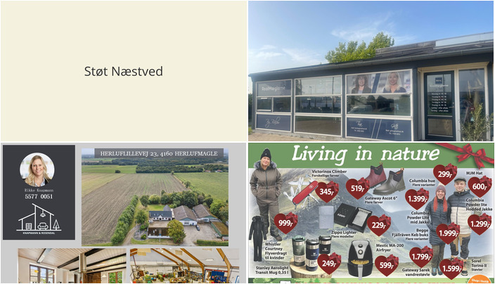 Nyt fra Knapmann & Rosendal ApS, RealMæglerne Næstved by Bülow ApS og Slagelse Camping og Outdoor Center