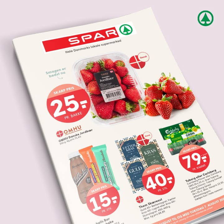 Spar Skallerup A/S præsenterer skarpe priser til ferieforkælelse og madpakker