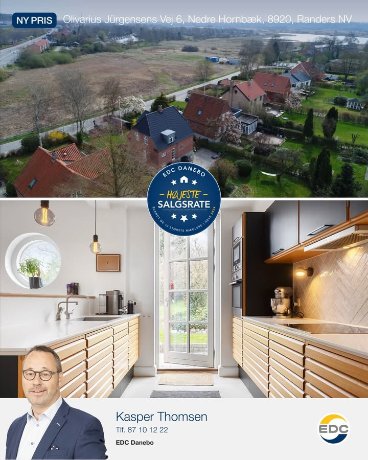 EDC DANEBO annoncerer prisjustering på charmerende villa i Randers