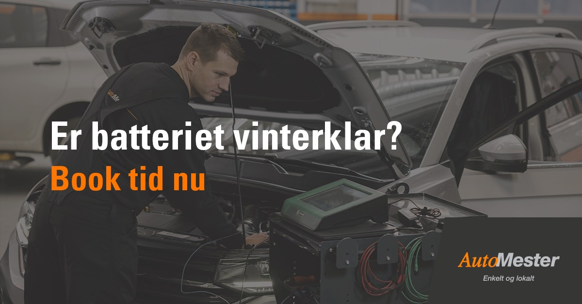 GUMMI-OLE tilbyder gratis batteritest inden vinterkulden sætter ind