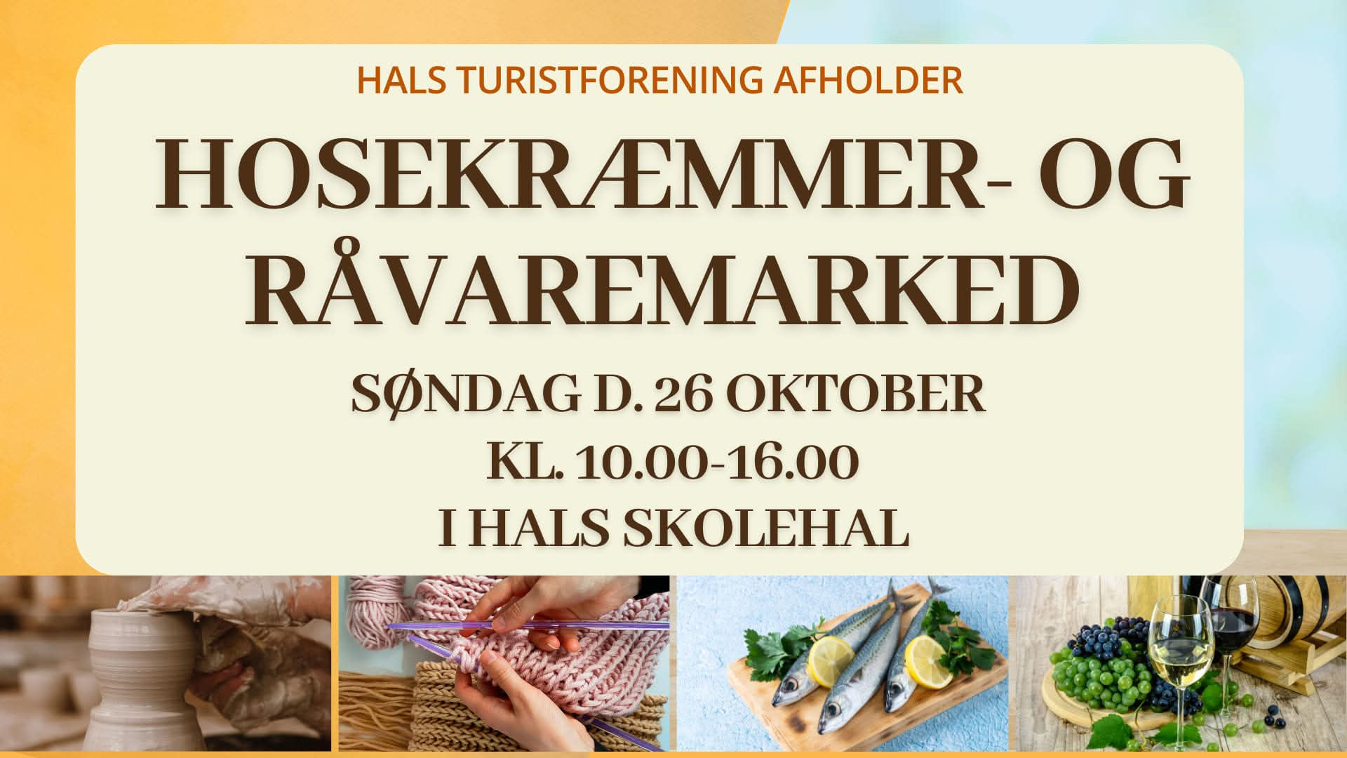 Kreativitet og smagsoplevelser samles på Hosekræmmer- og Råvaremarkedet