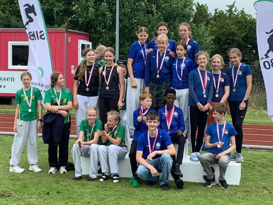 Randers Freja Atletik og Motion til Vestdanske Mesterskaber i Sæby for 10-13 årige.