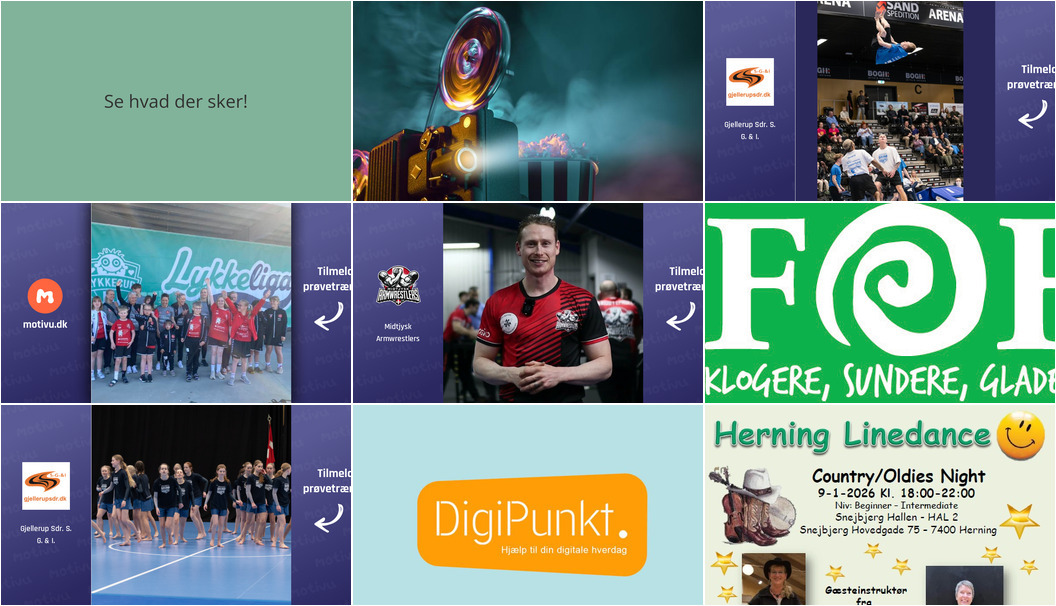 Oplev spændende kulturelle og sportslige arrangementer i Herning den kommende uge