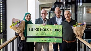 Cykelinitiativ i Holstebro vinder bæredygtighedspris 2025