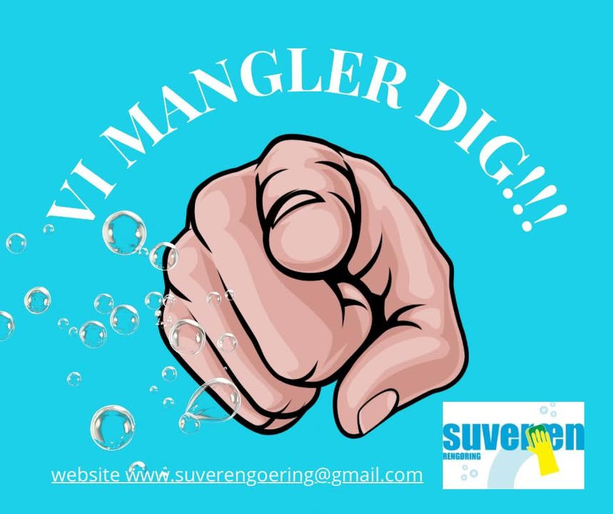 Suveræn Rengøring søger engageret rengøringsassistent i Skive og opland