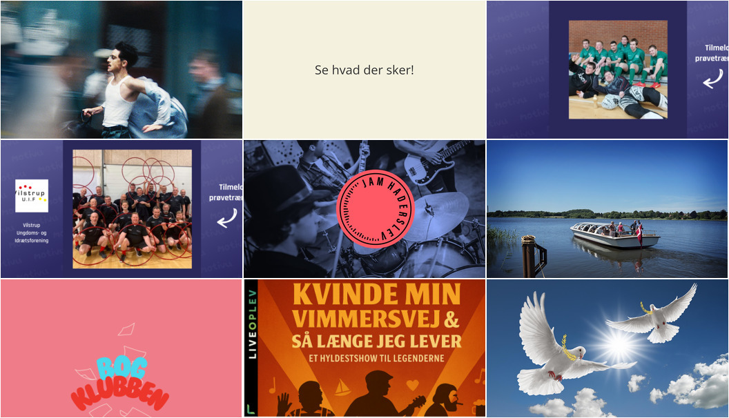 Oplev filmklassikere, sport og musik i Haderslev - Ugen byder på et væld af begivenheder fra film og sport til en række koncerter