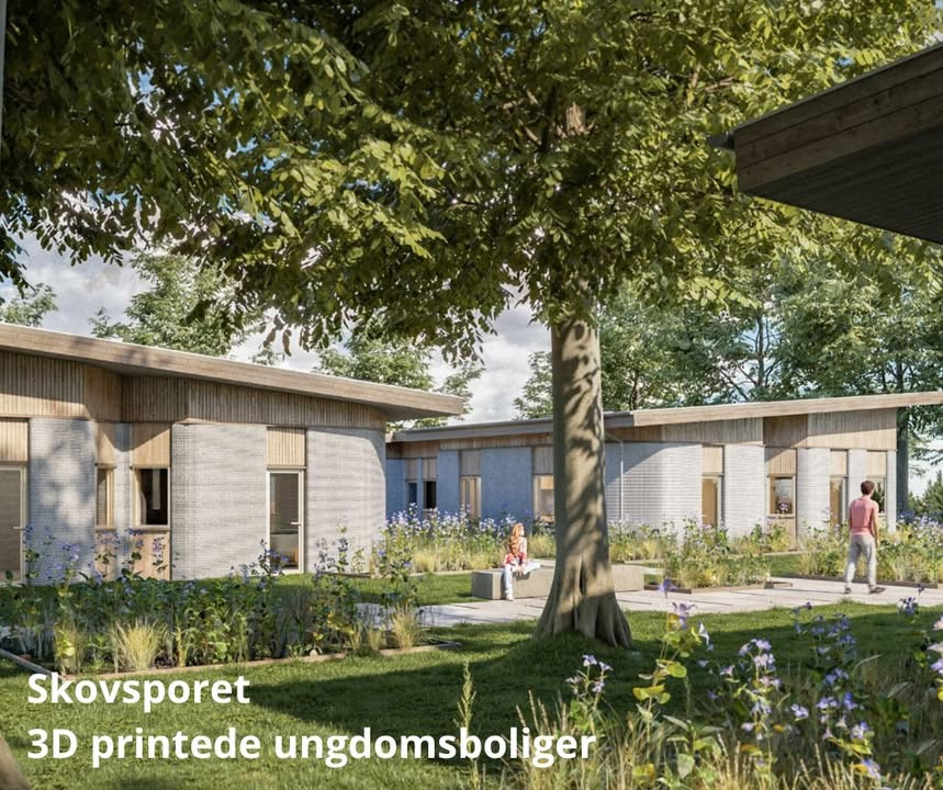 NordVestBO præsenterer nye 3D-printede studieboliger i Holstebro