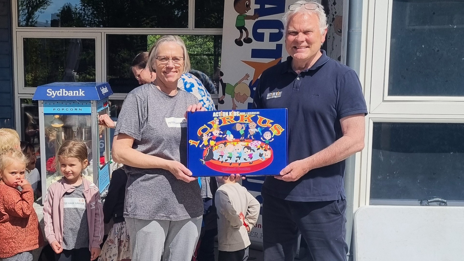En cirkusfest af bevægelse og leg: Alle 30 børnehaver i Fredericia Kommune modtager Action Kids-donation fra Sydbank Fonden
