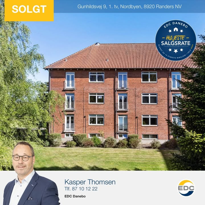 EDC Danebo sælger lejlighed i Randers NV