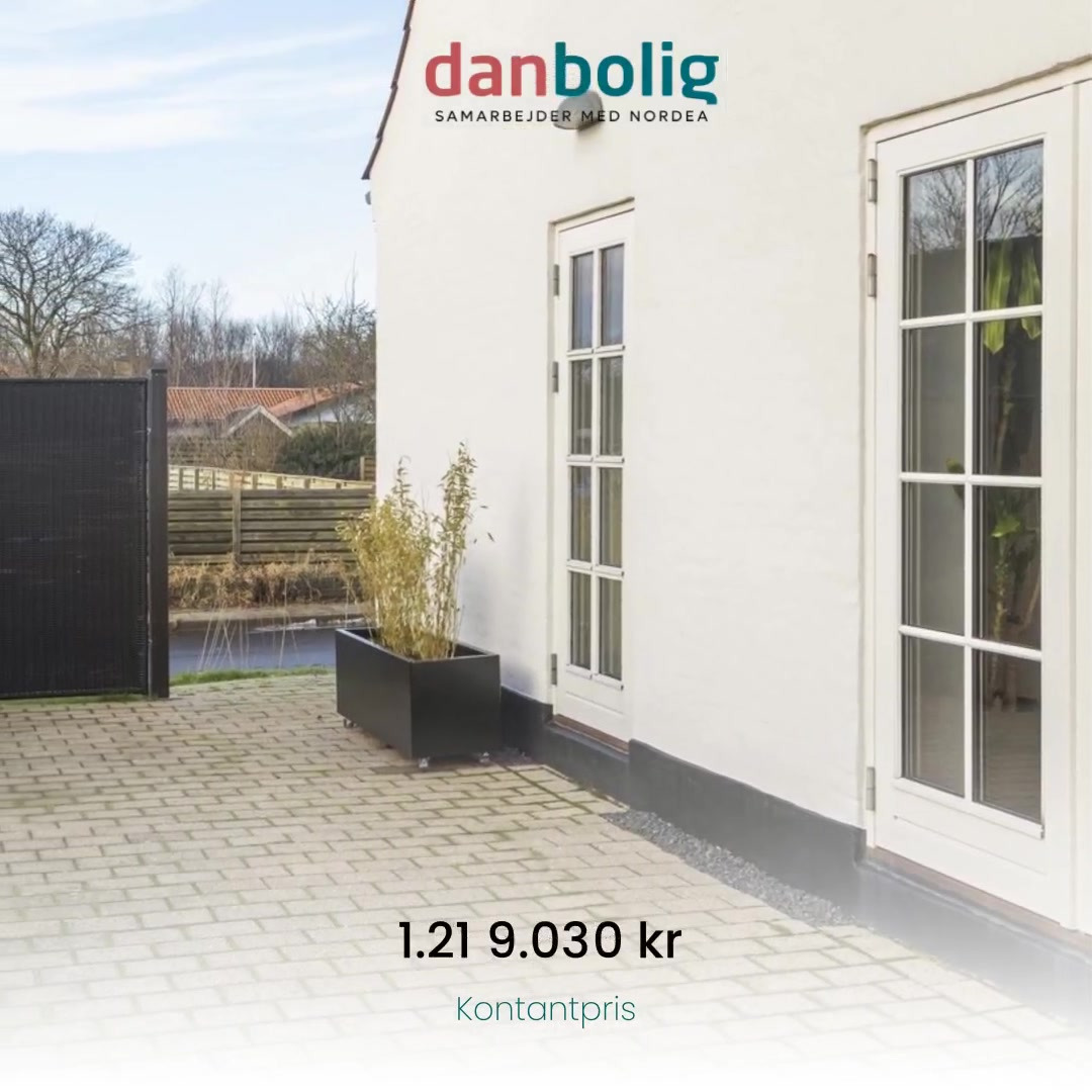 Danbolig Hjørring præsenterer charmerende villa i Horne med skøn terrasse