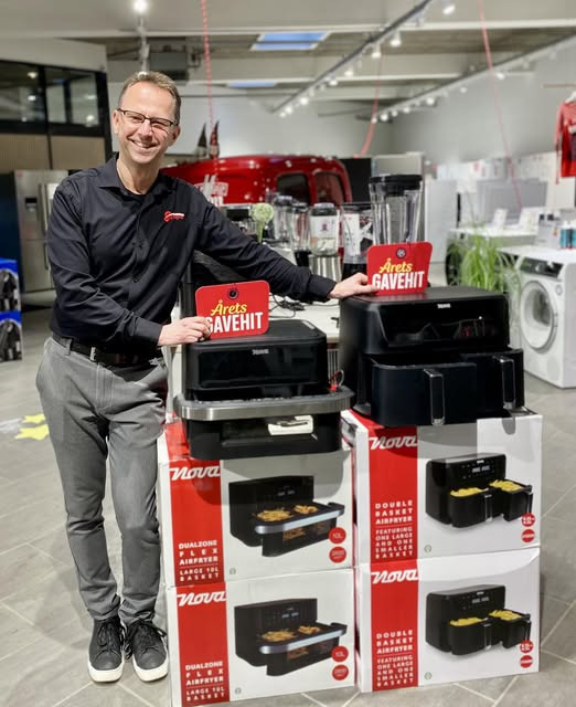 Skousen Holstebro fremhæver Nova airfryer som årets gavehit