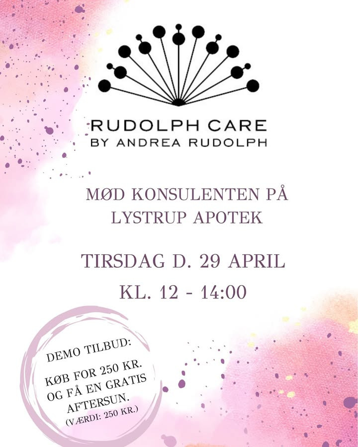 Vejlby Apotek introducerer Rudolph Care produkter på hylderne