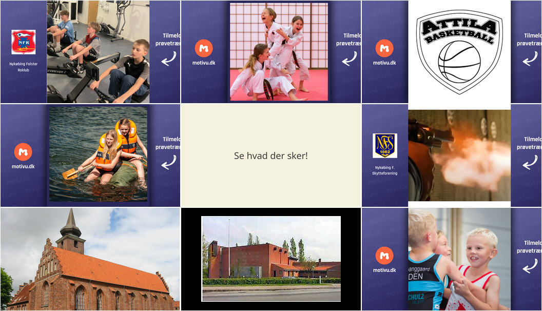 Sport, Sang og Foredrag - Ugens Aktiviteter i Nykøbing F