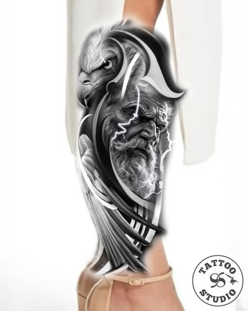 Tattoo Studio 96 præsenterer mytologisk realisme med stærke kontraster af Sasha