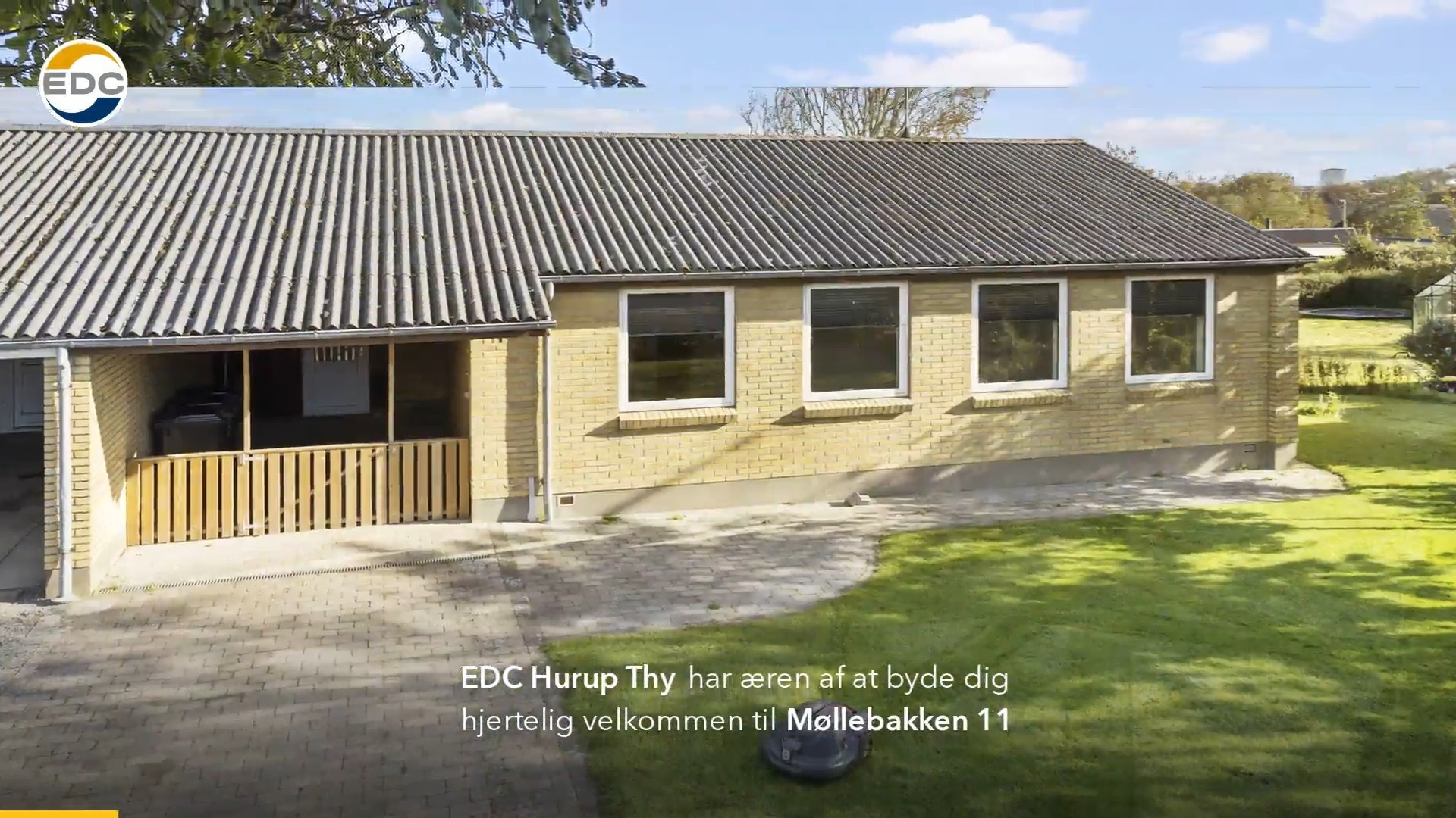 Flot enderækkehus i Hurup med central placering fra EDC Hurup Thy