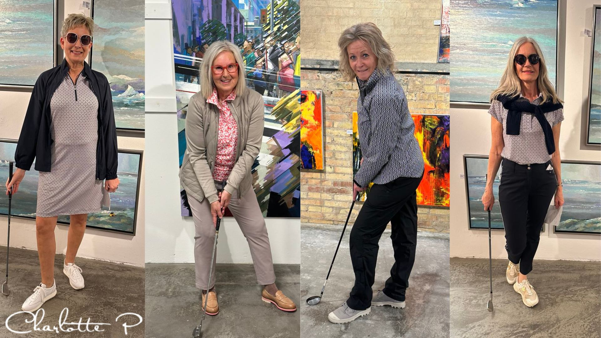 Opdag det nye golftøj til kvinder hos Charlotte P Optik