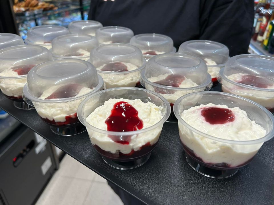 Nyhed i kagedisken hos Min Købmand i Asp: Risalamande med kirsebærsovs til intropris i dag