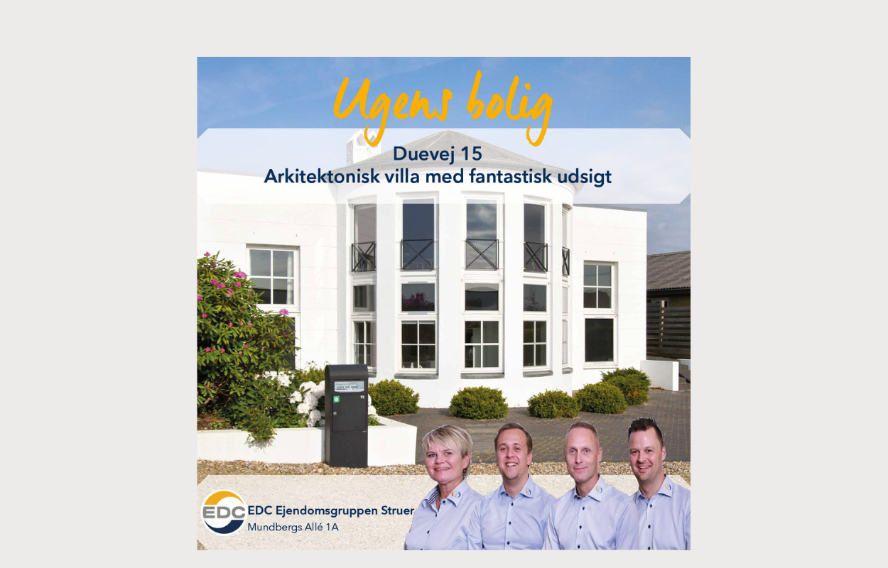 Arkitektonisk villa med fantastisk udsigt