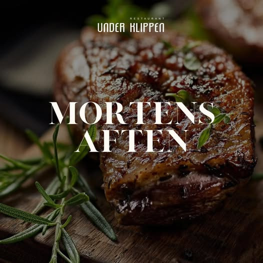 Restaurant Under Klippen inviterer til særlig Mortens aften menu 2025