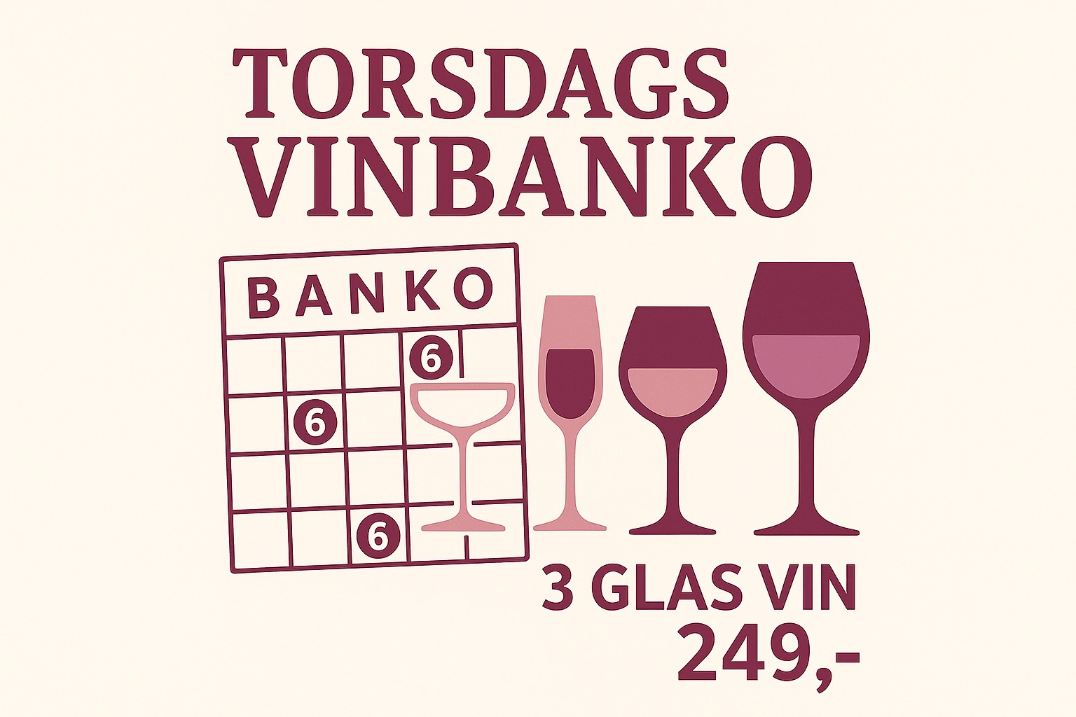 VinBanko: En aften med vin og banko i Aarhus