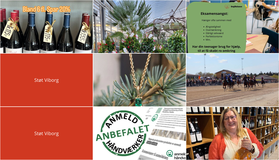 Nyt fra Den gode vino, Ung i Balance, Asmild Plantecenter ApS og 4 andre