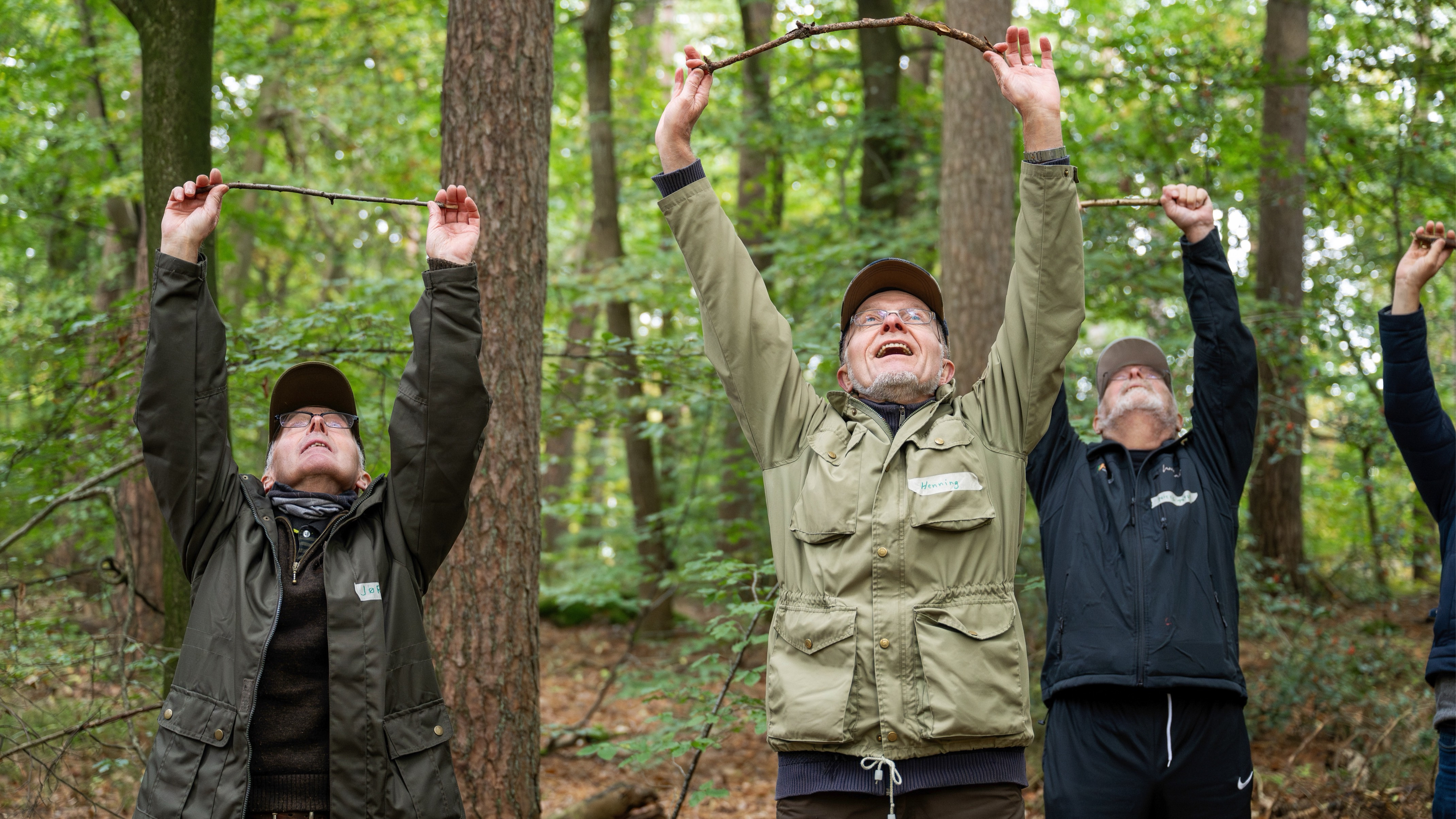Et frirum i naturen for mænd med gigt 