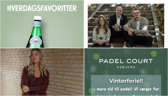 Nyt fra RealMæglerne Esbjerg og Bramming, Padel Court Esbjerg, MENY HJERTING og 1 anden