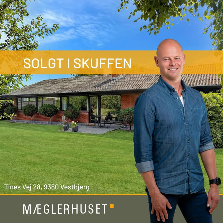 Mæglerhuset sælger Tines Vej 28 i skuffen